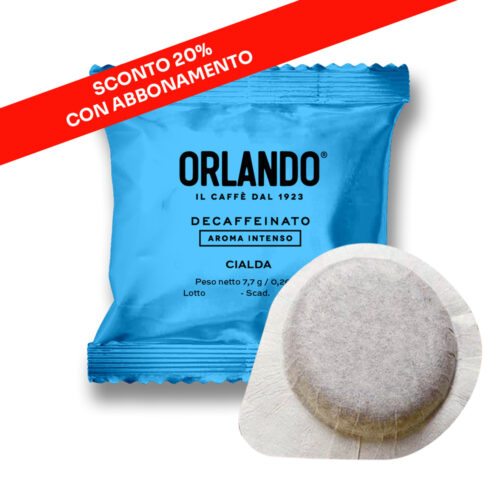 Caffè in cialda 44 mm (150pz) - DECAFFEINATO – AROMA INTENSO